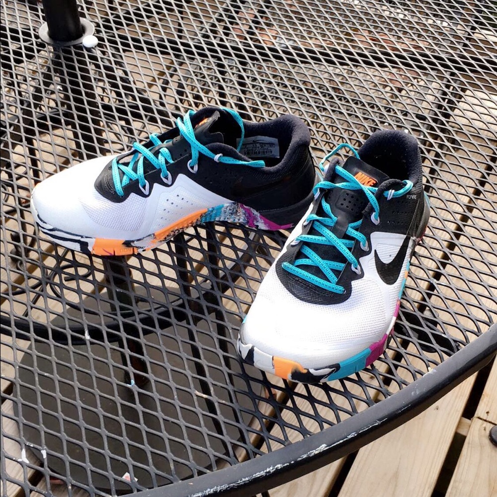 Women’s Nike Metcon 2 training shoes.